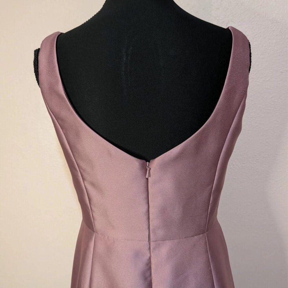 Bella Dusty Rose Pink BB135 Maxi Sleeveless Formal Dress Size 10 - Picture 8 of 15